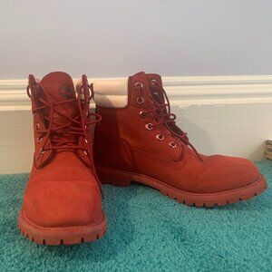Limited Edition Red Christmas Timberlands